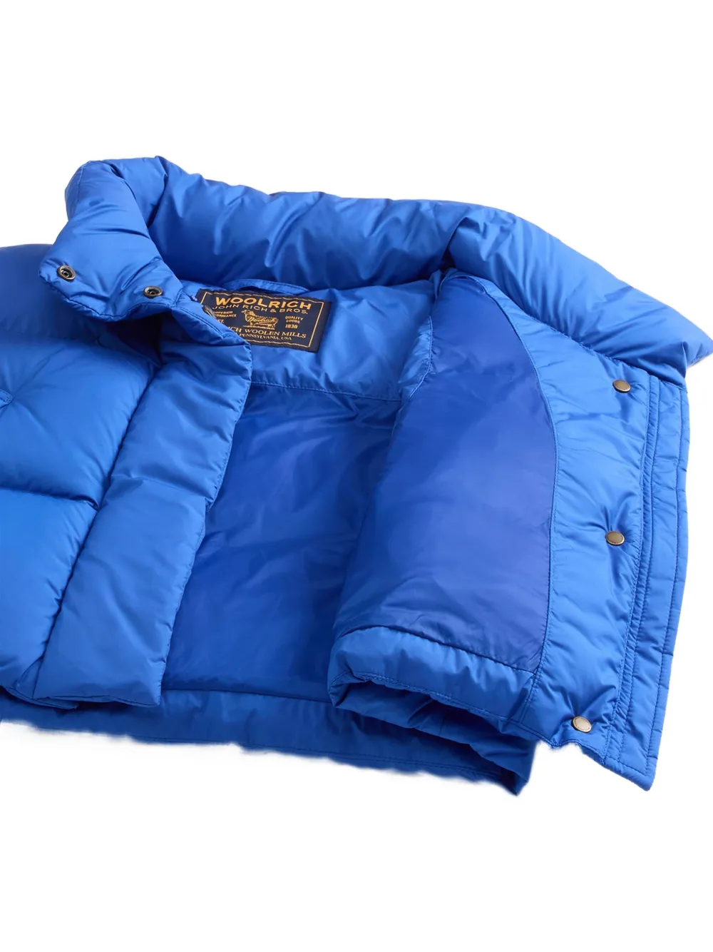 Woolrich quilted padded vest Blauw