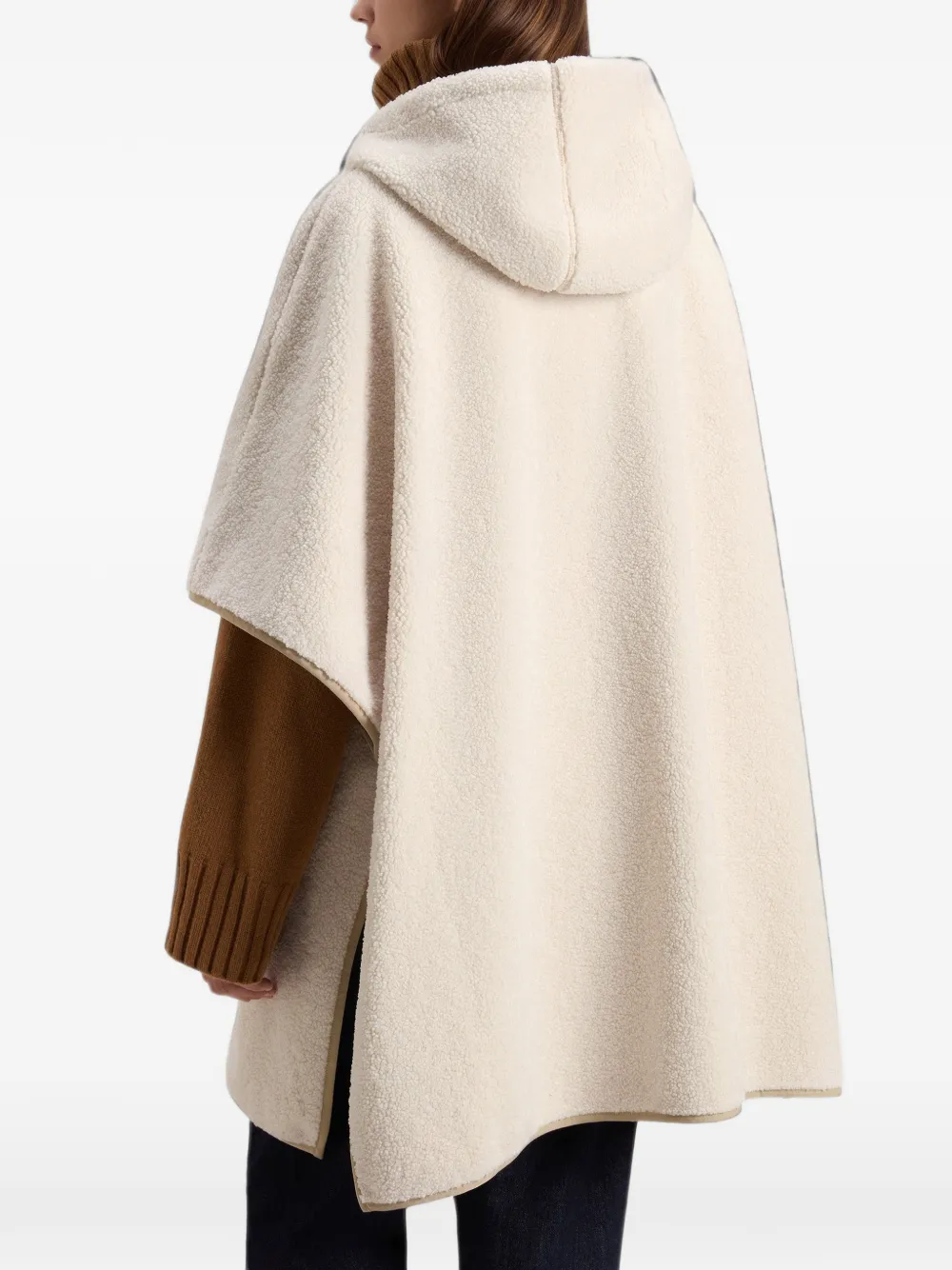 Woolrich hooded cape Beige