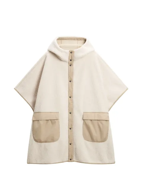 Woolrich hooded cape