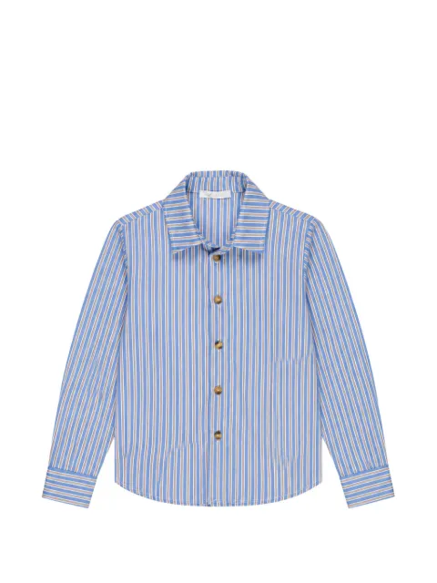 Miss Grant Kids vertical-stripe long-sleeve shirt