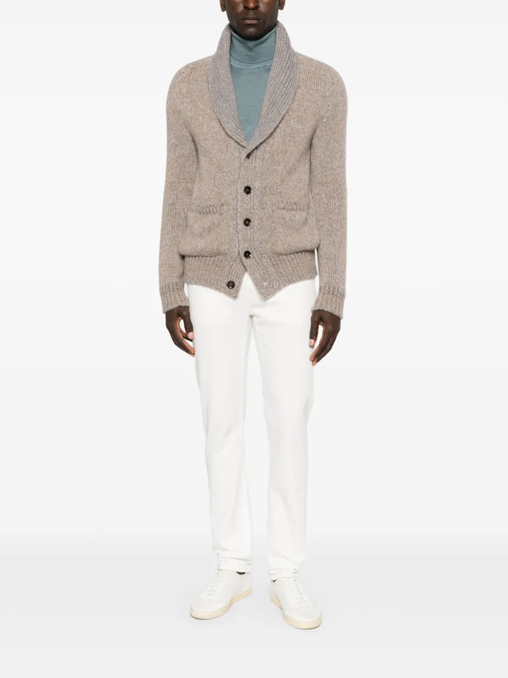 PT Torino Slim-fit jeans Wit
