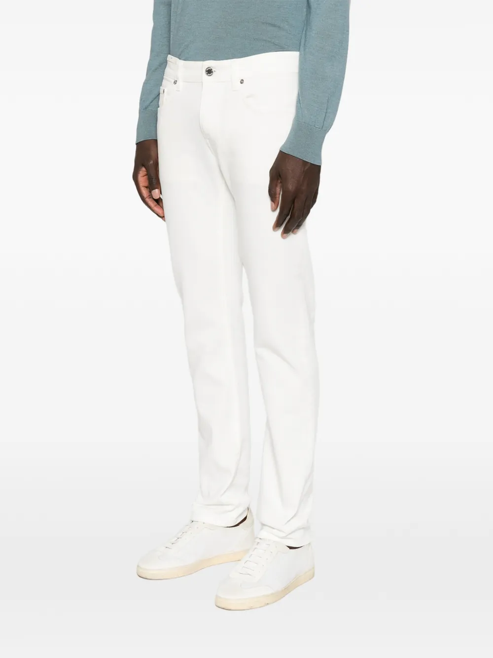 PT Torino Slim-fit jeans Wit