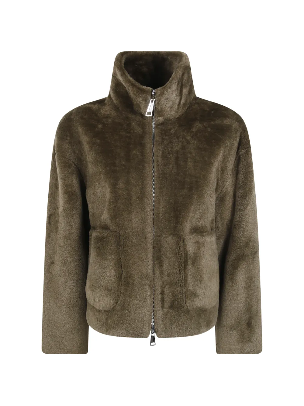 Betta Corradi reversible zip-up jacket - Braun