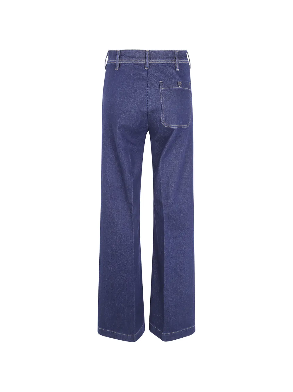 Polo Ralph Lauren Jeans met wijde pijpen en knoopzak Blauw