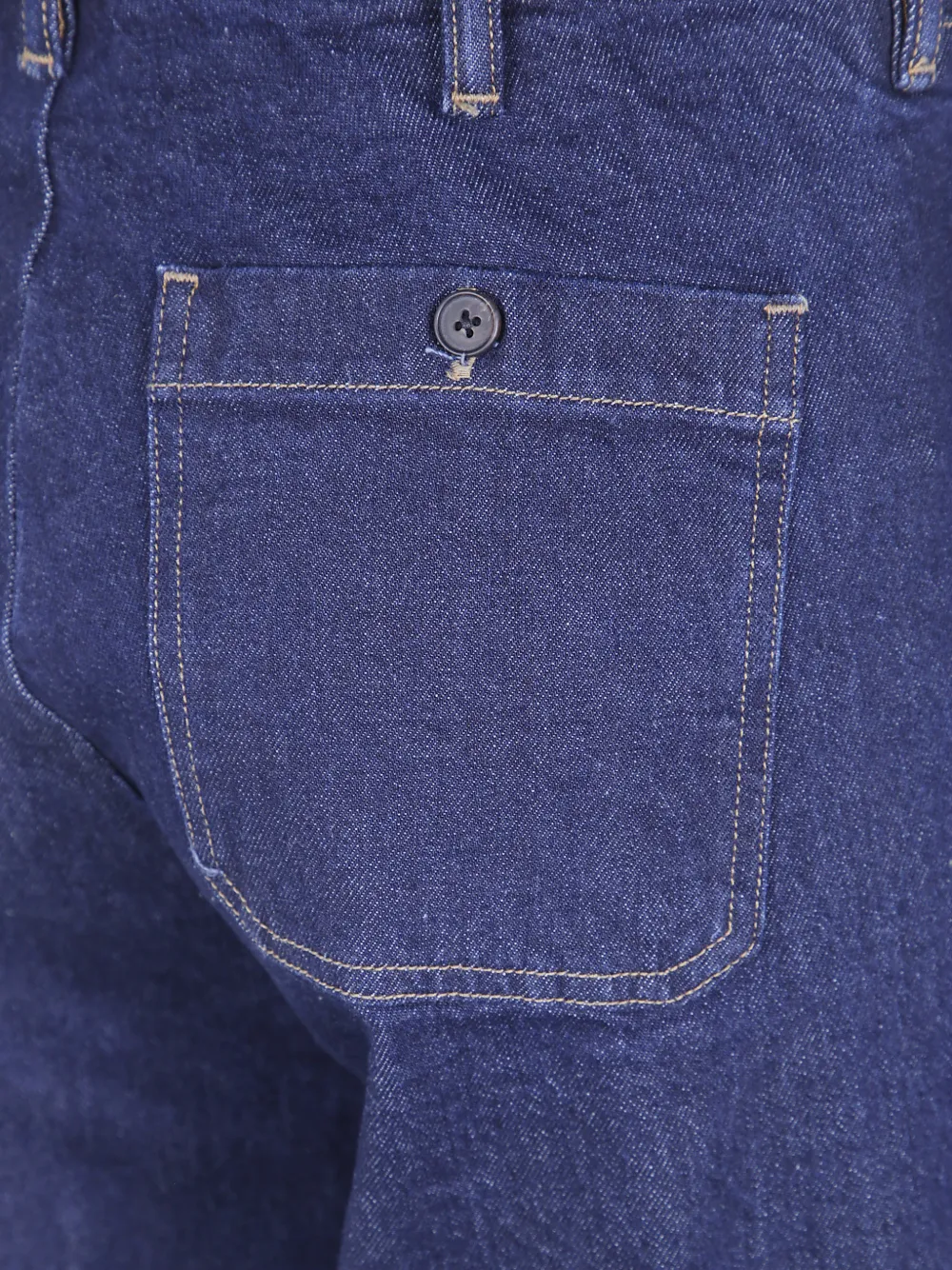 Polo Ralph Lauren Jeans met wijde pijpen en knoopzak Blauw