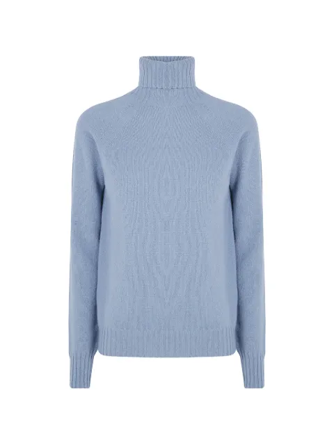 Drumohr jersey con cuello alto y manga raglán