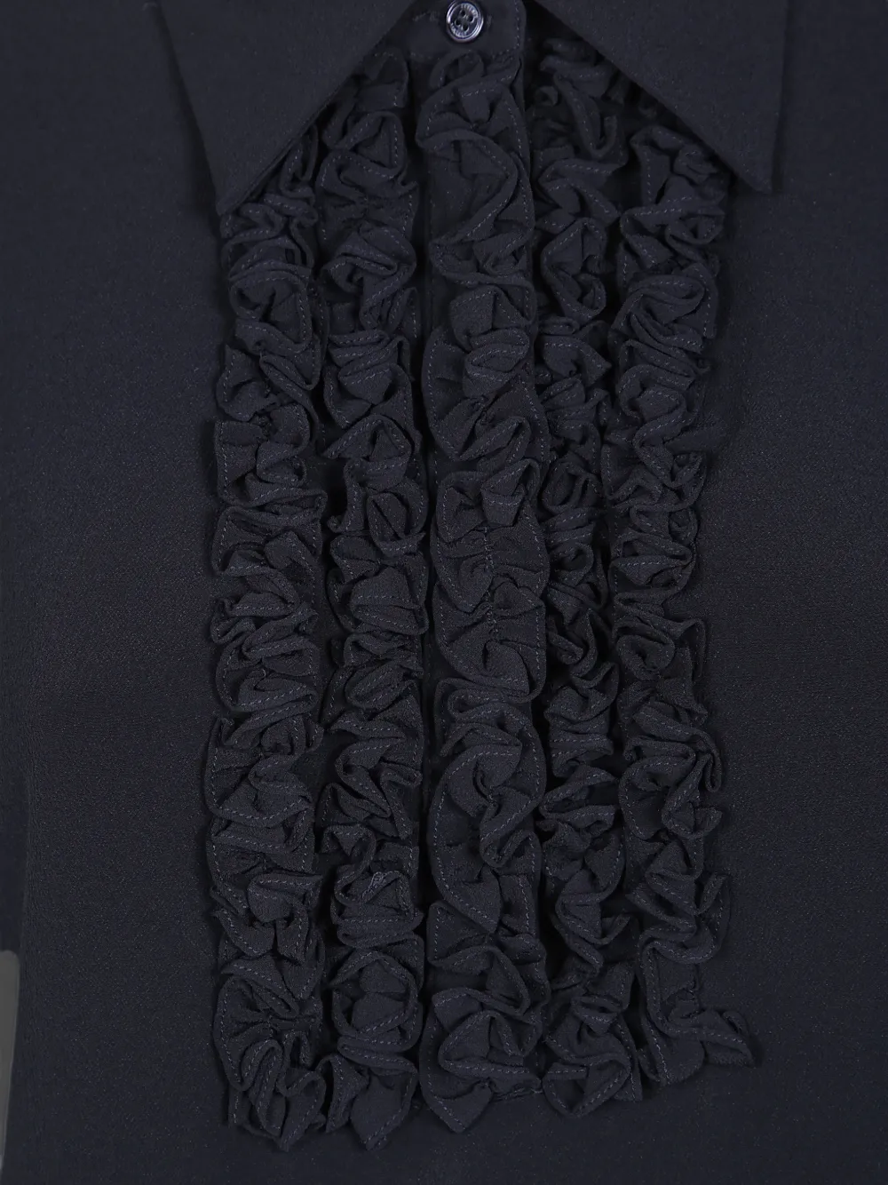 Seventy Blouse met ruches Zwart