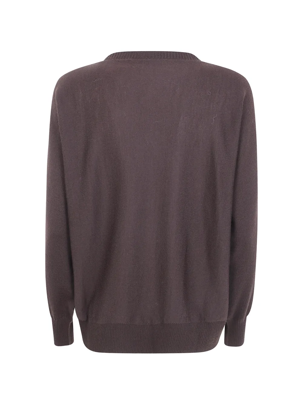 D.Exterior Trui met geribbelde afwerking Bruin