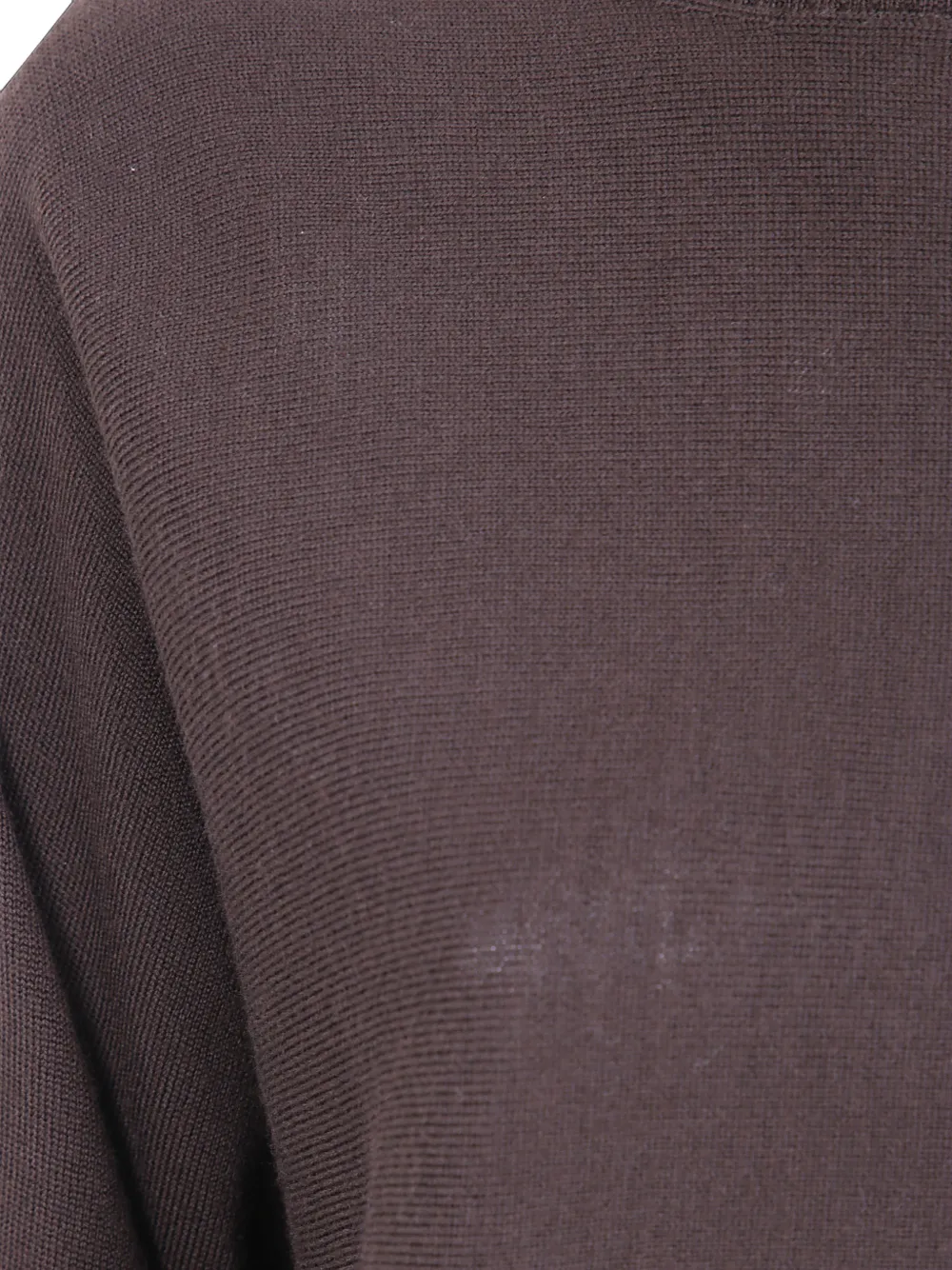 D.Exterior Trui met geribbelde afwerking Bruin