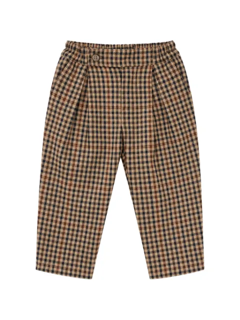 Miss Grant Kids check pleated trousers