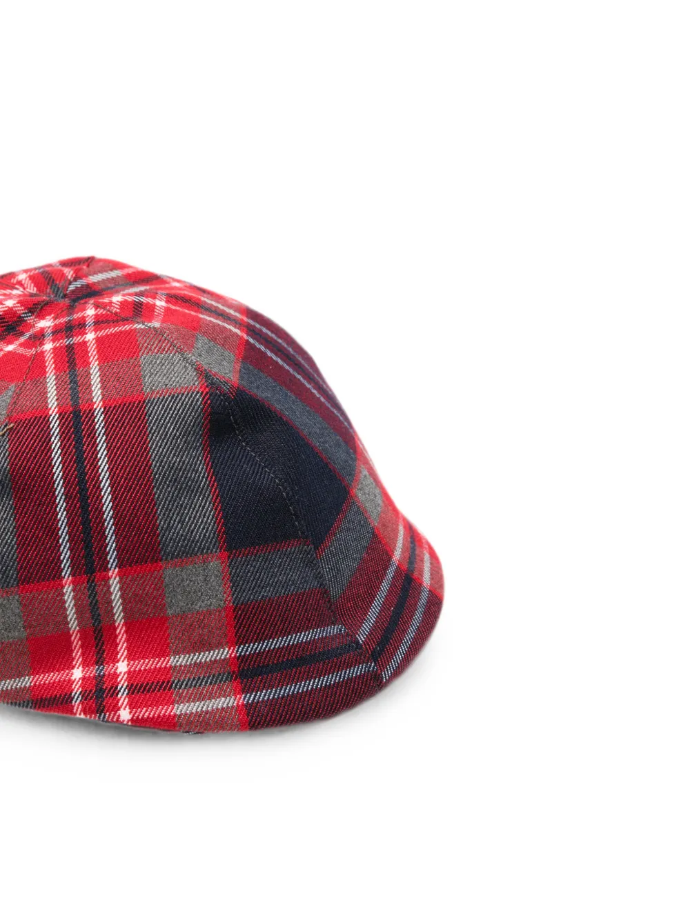 Colorichiari Platte pet met tartan ruit Rood