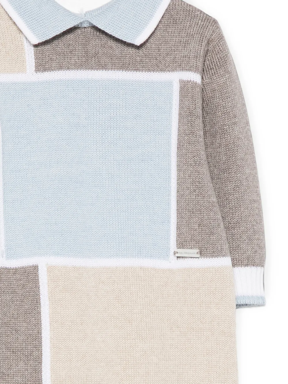 Colorichiari Gebreide romper Beige