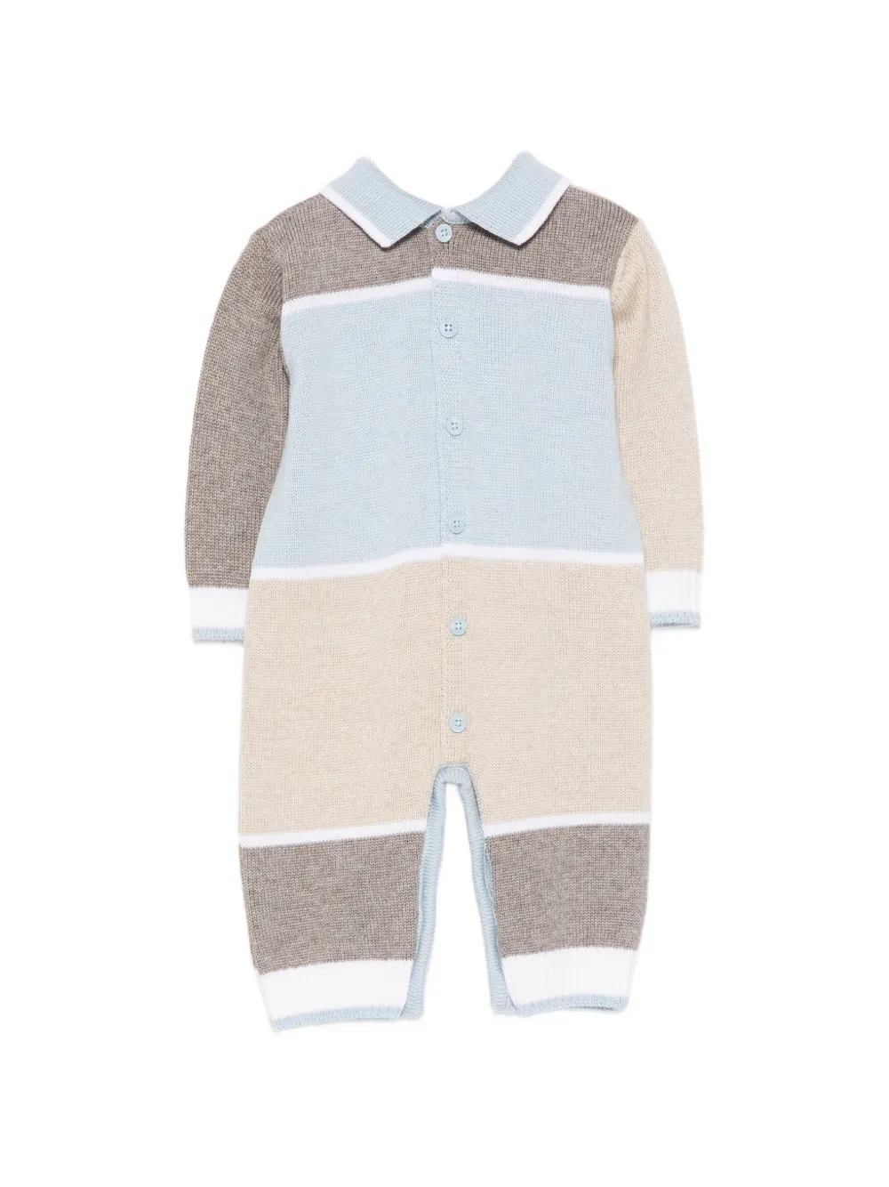Colorichiari Gebreide romper Beige