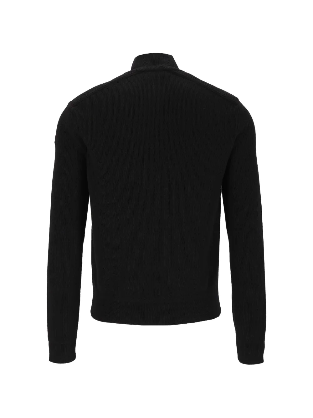 Moncler quilted panelled cardigan Zwart