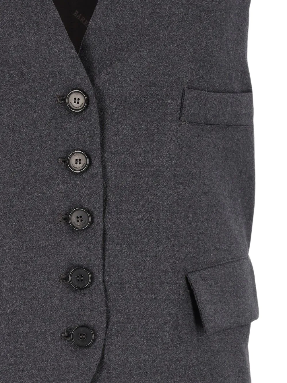 Barena Romeo flanellen gilet Grijs