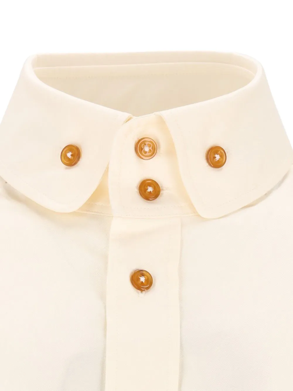 Vivienne Westwood Krall overhemd met twee knopen Beige