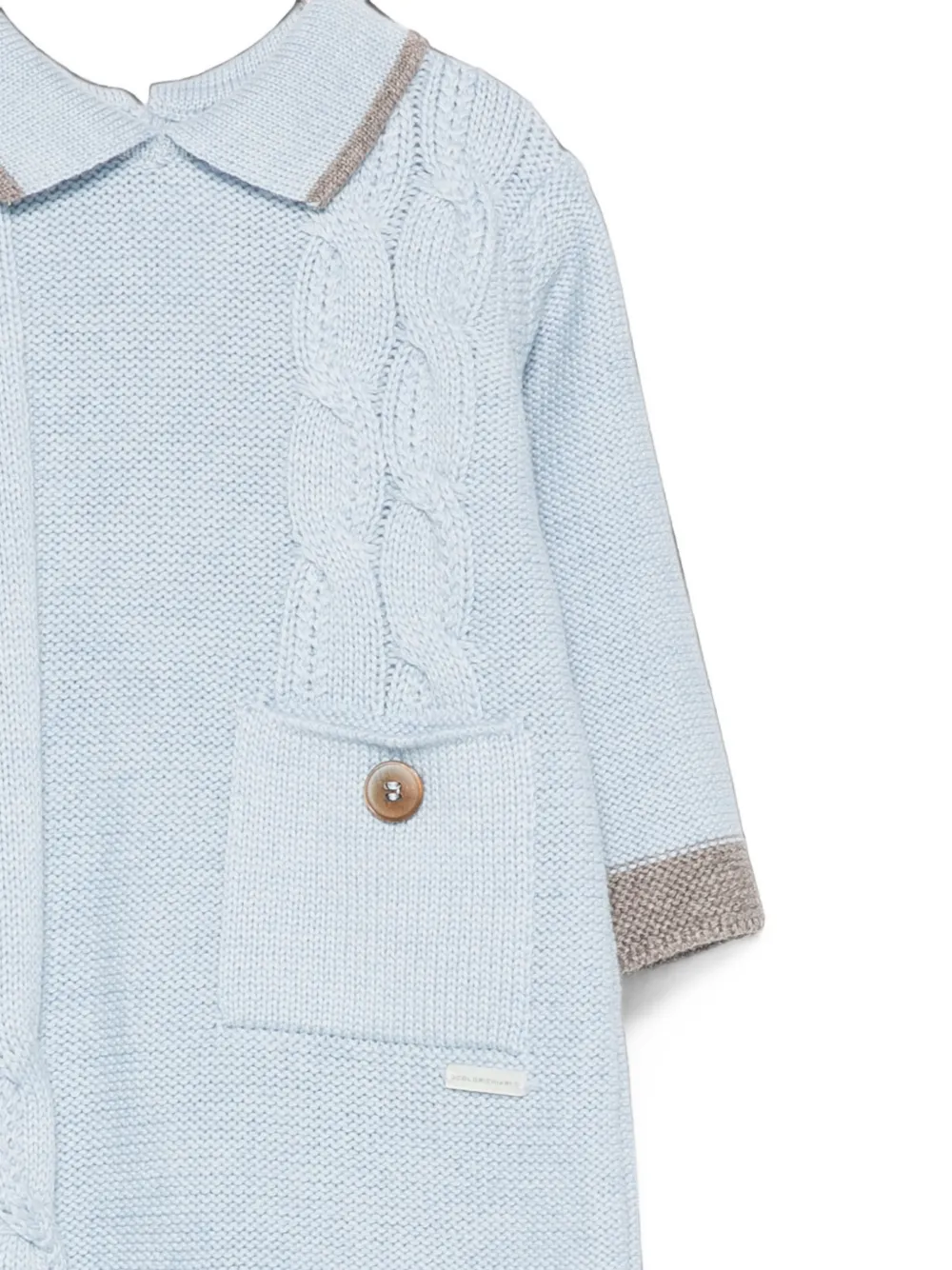 Colorichiari Romper met contrasterende afwerking Blauw