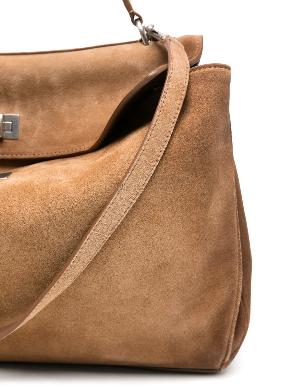 Balenciaga Medium Rodeo handtas Bruin