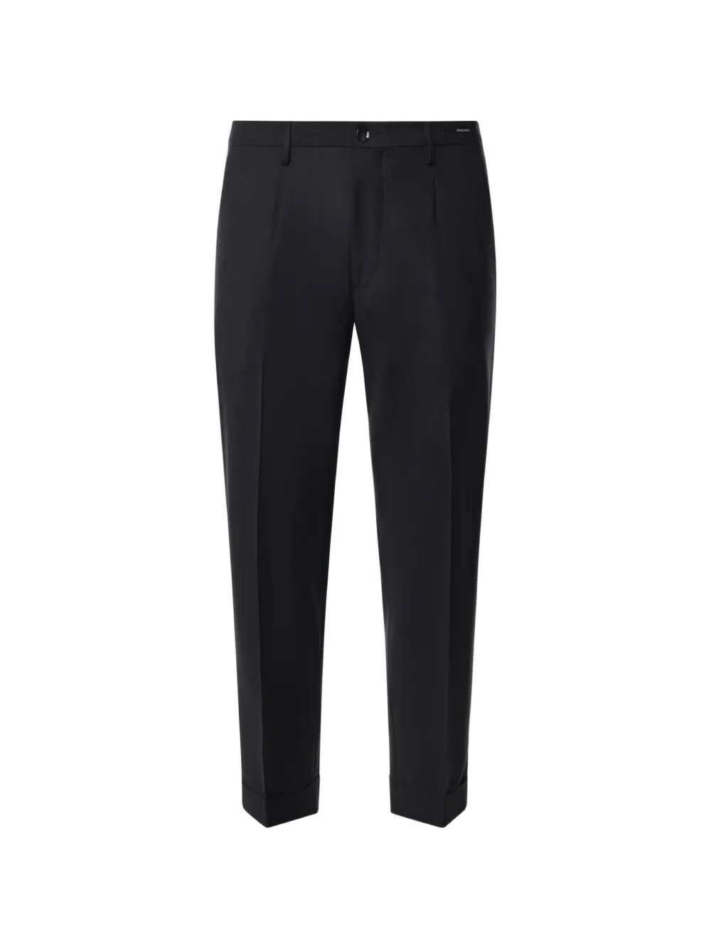 michael coal pleated turn-up trousers