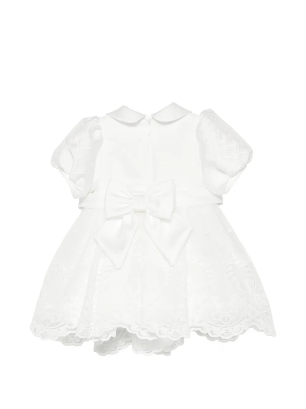 Colorichiari Jurk met strikdetail Wit