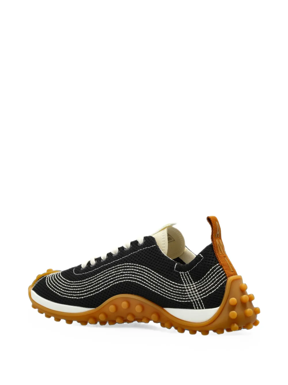 AMI Paris black mesh Mirage sneakers Zwart