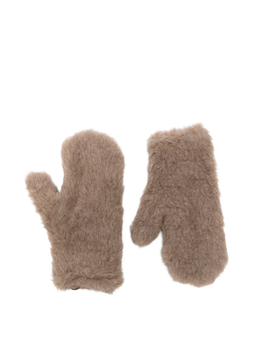 Max Mara Teddy mitts - Marrone