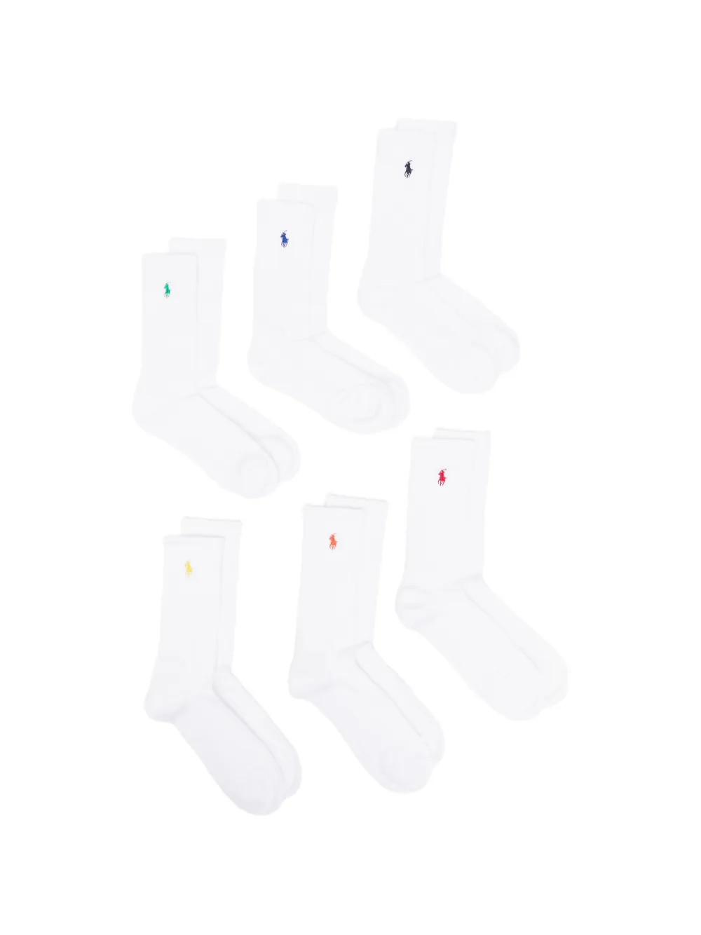Polo Ralph Lauren embroidered-logo ribbed socks · OS