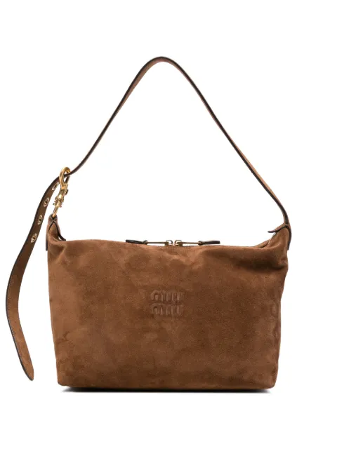 Miu Miu Spirit suede shoulder bag
