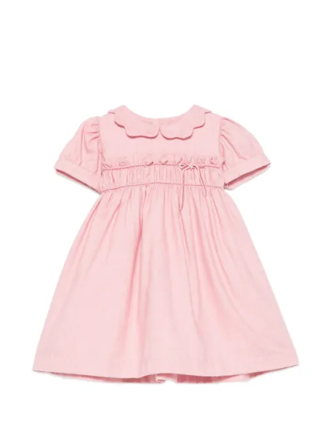 Mariella Ferrari ruffled scalloped-collar dress