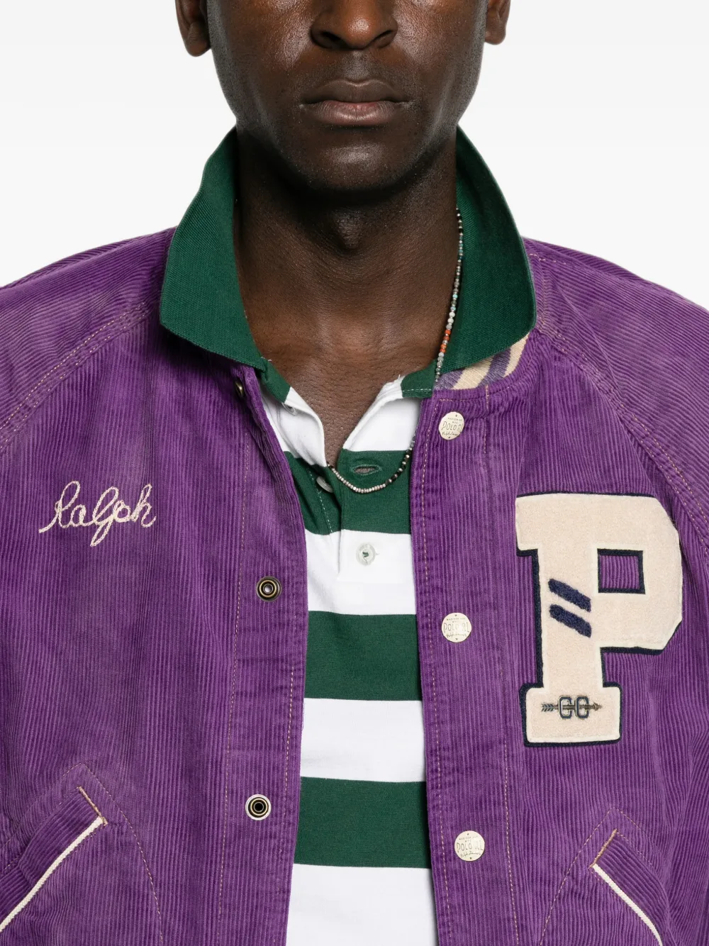 Polo Ralph Lauren Jack met logopatch Paars