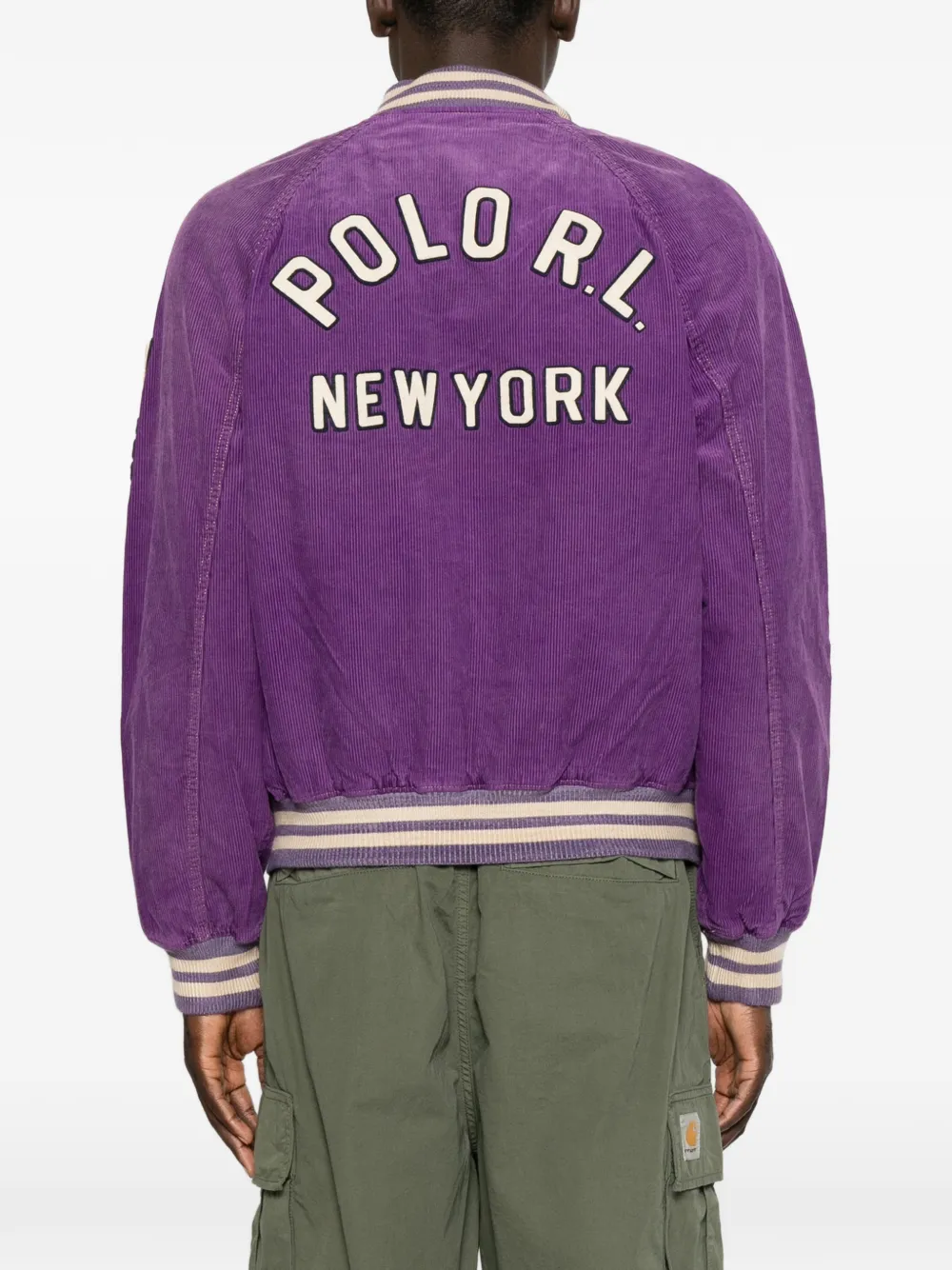 Polo Ralph Lauren Jack met logopatch Paars