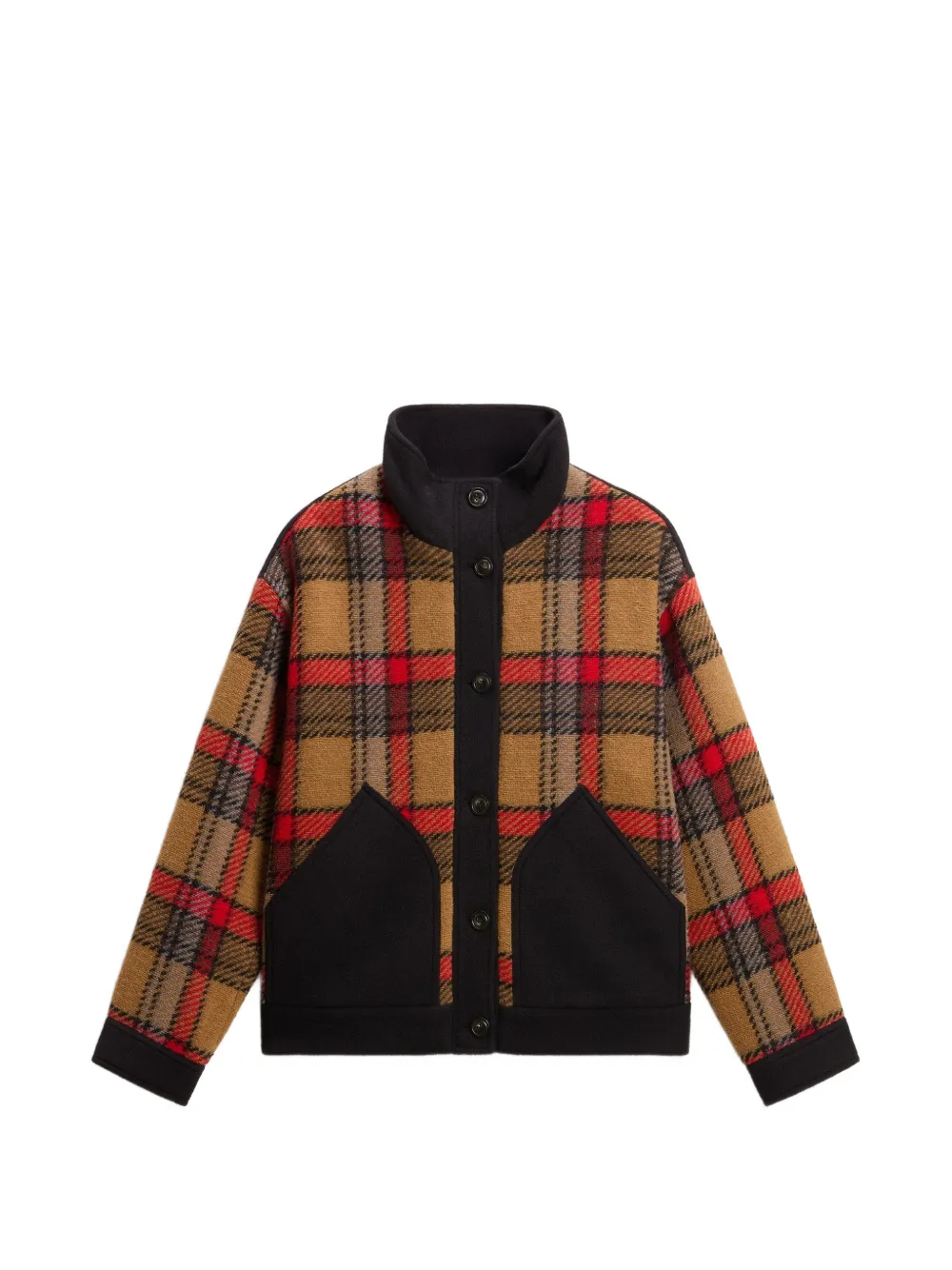 Woolrich Karierte Gentry Jacke - Nude
