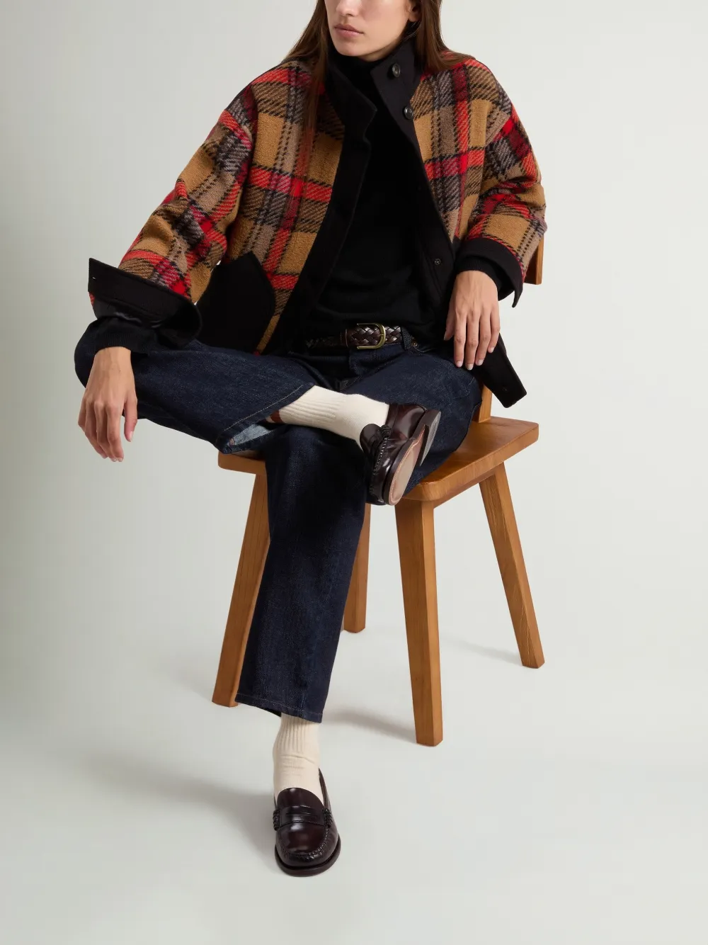 Woolrich Gentry check jacket Beige
