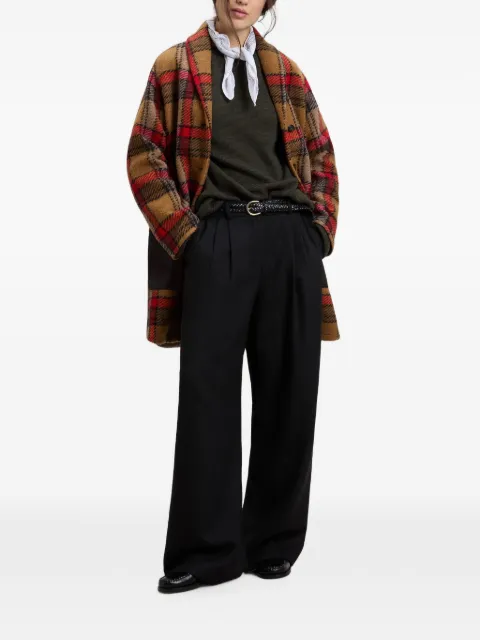 Woolrich Gentry check-pattern coat