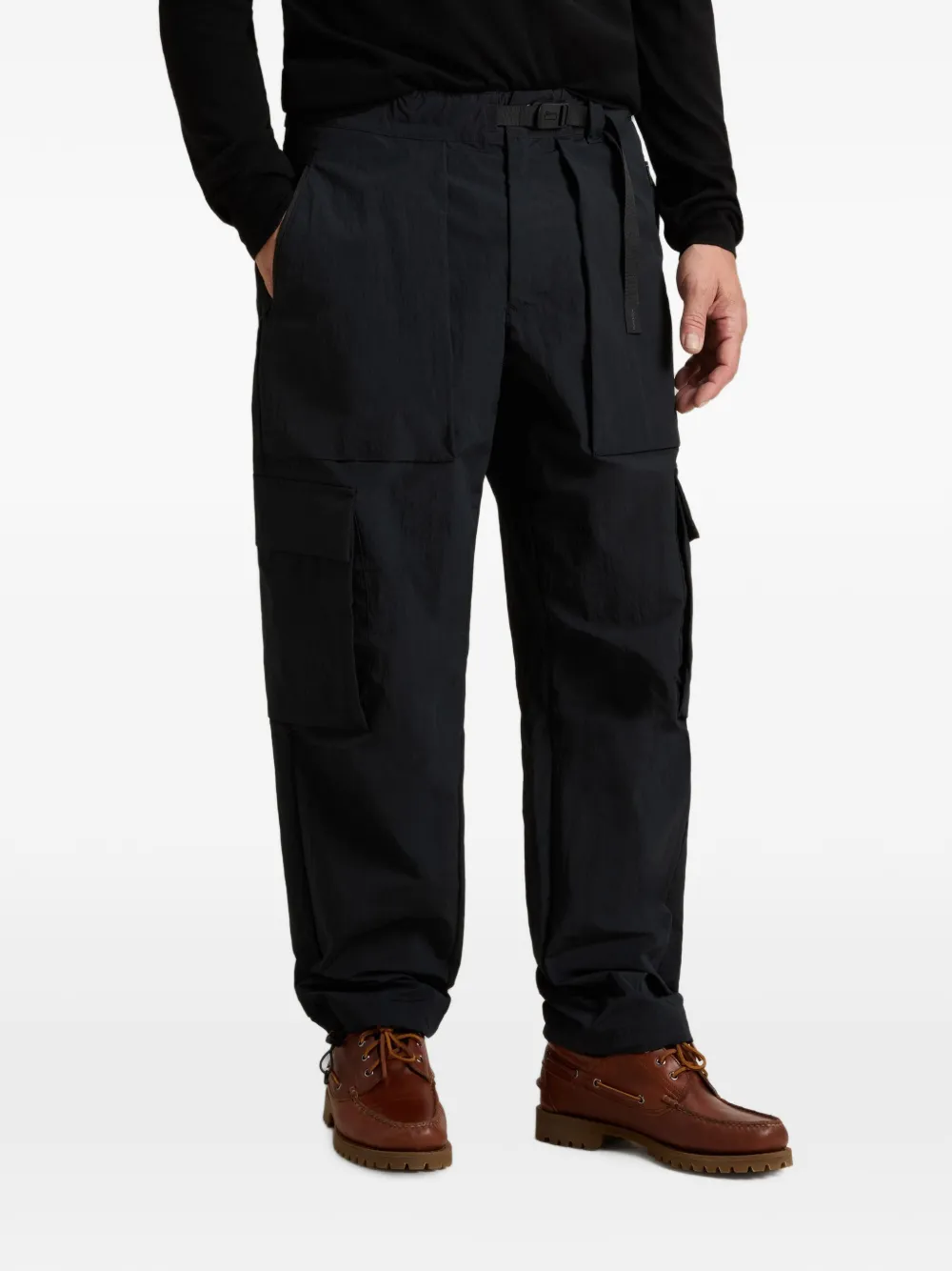Woolrich Cargo broek met ripstop-textuur Zwart