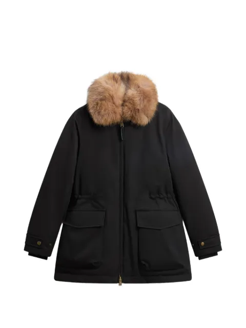 Woolrich Jacke mit Faux Fur-Kragen