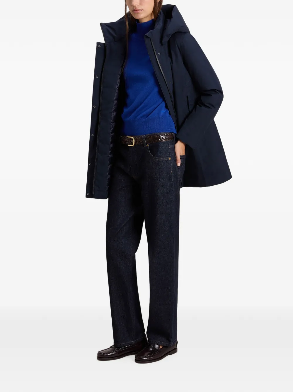 Woolrich Marshall hooded parka Blauw