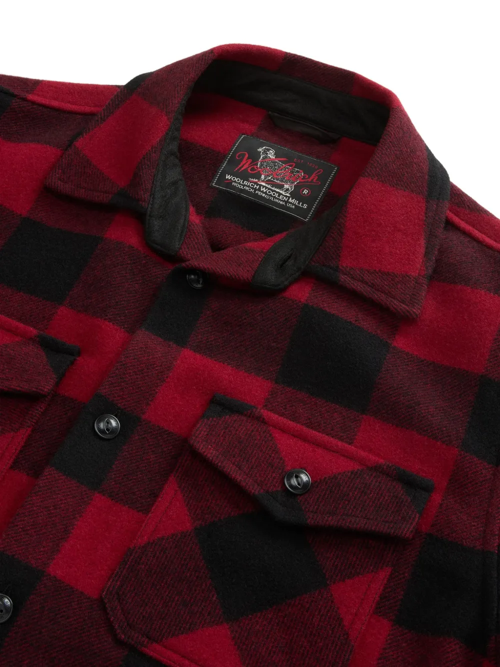 Woolrich Ranger geruit shirt Rood