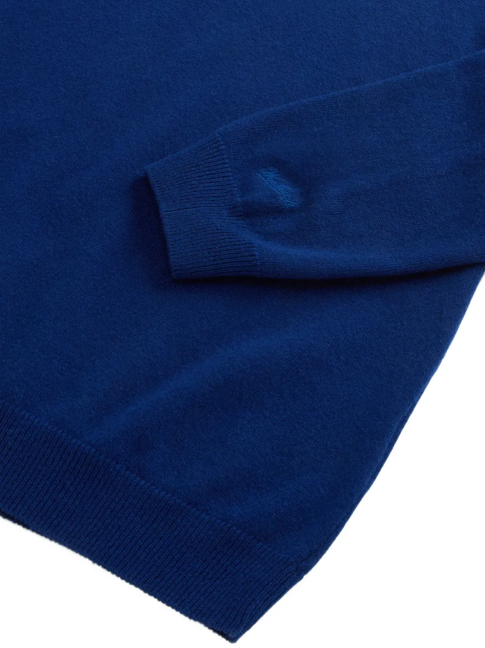 Woolrich Trui van scheerwol met ronde hals Blauw