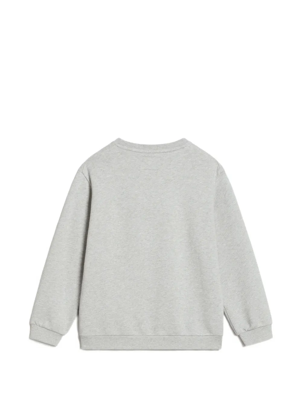 Woolrich Kids Katoenen sweater met logoprint Grijs