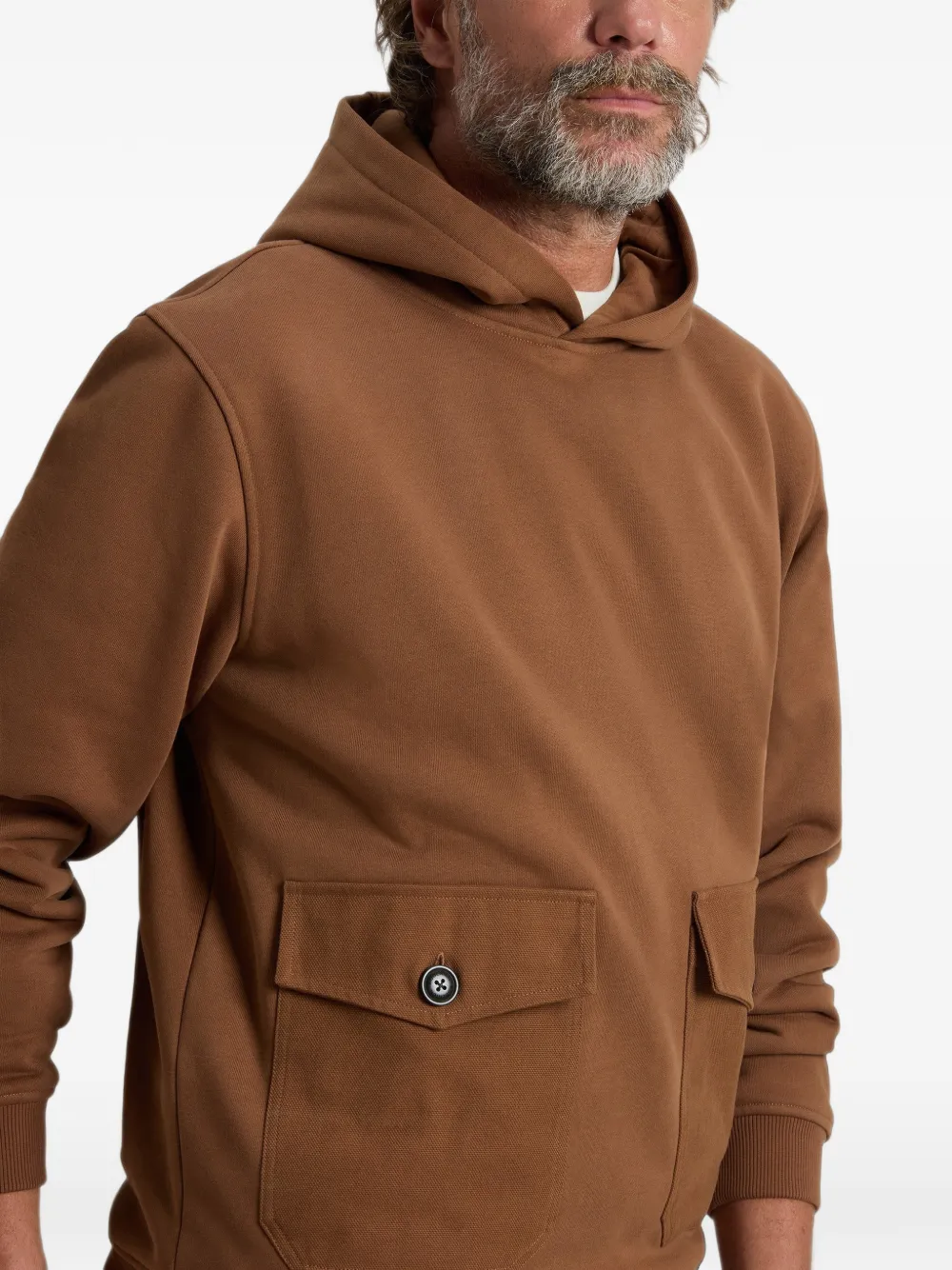 Woolrich Hoodie met zakdetail Bruin
