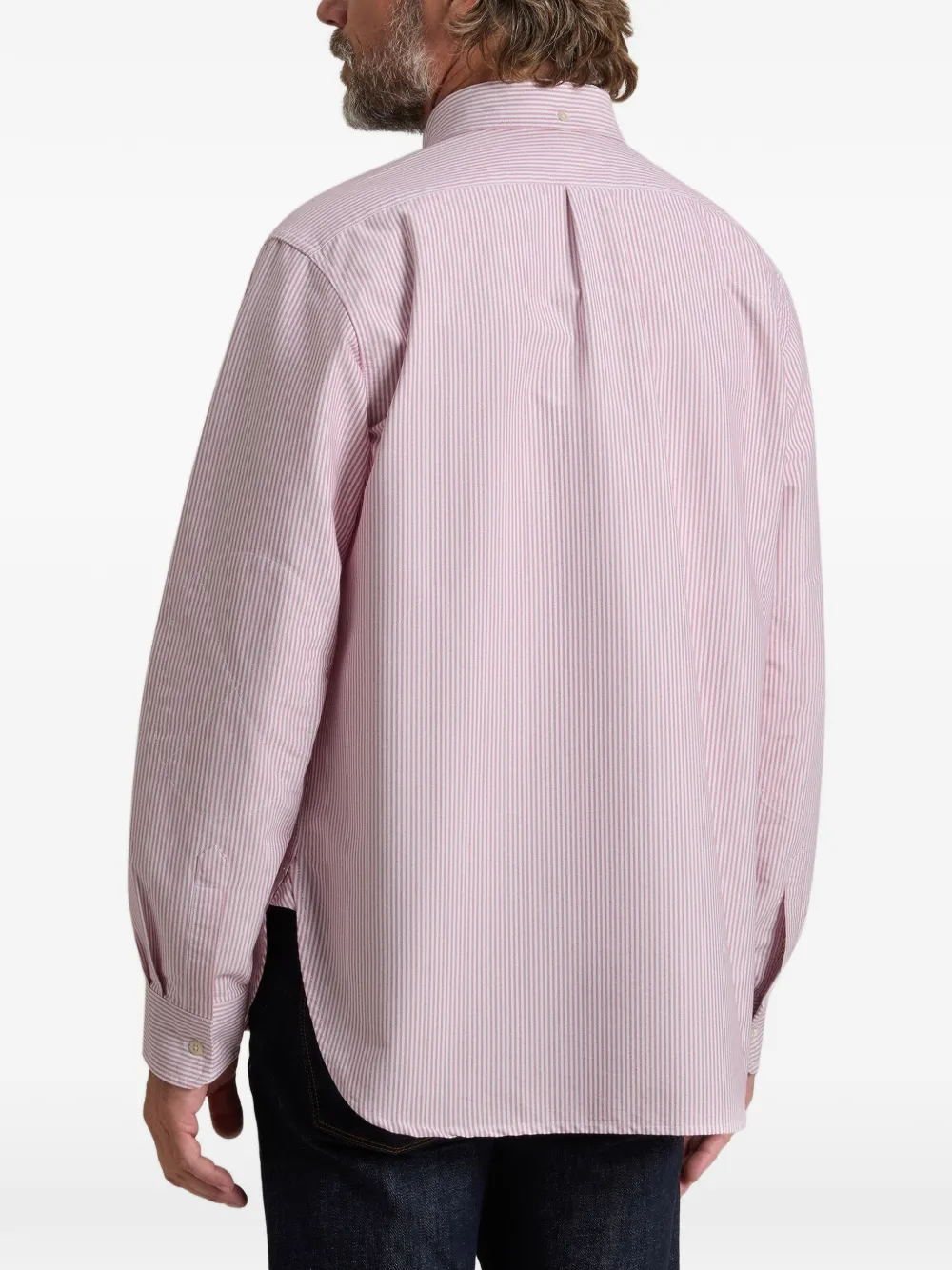 Woolrich Gestreept overhemd Rood