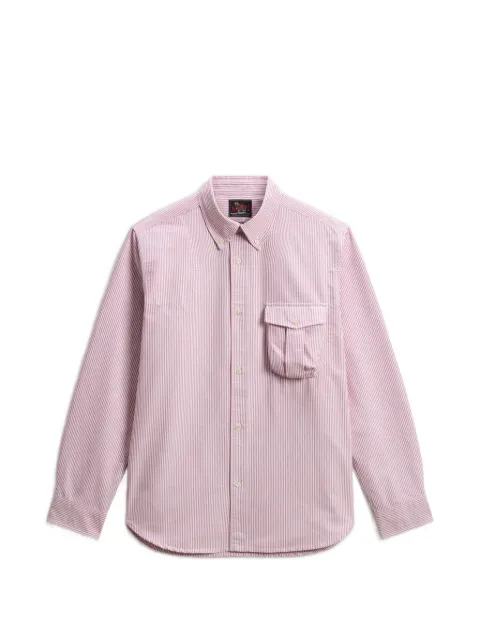 Woolrich striped long-sleeve shirt