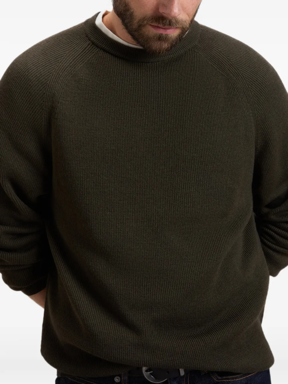 Woolrich Trui met raglan mouwen Groen