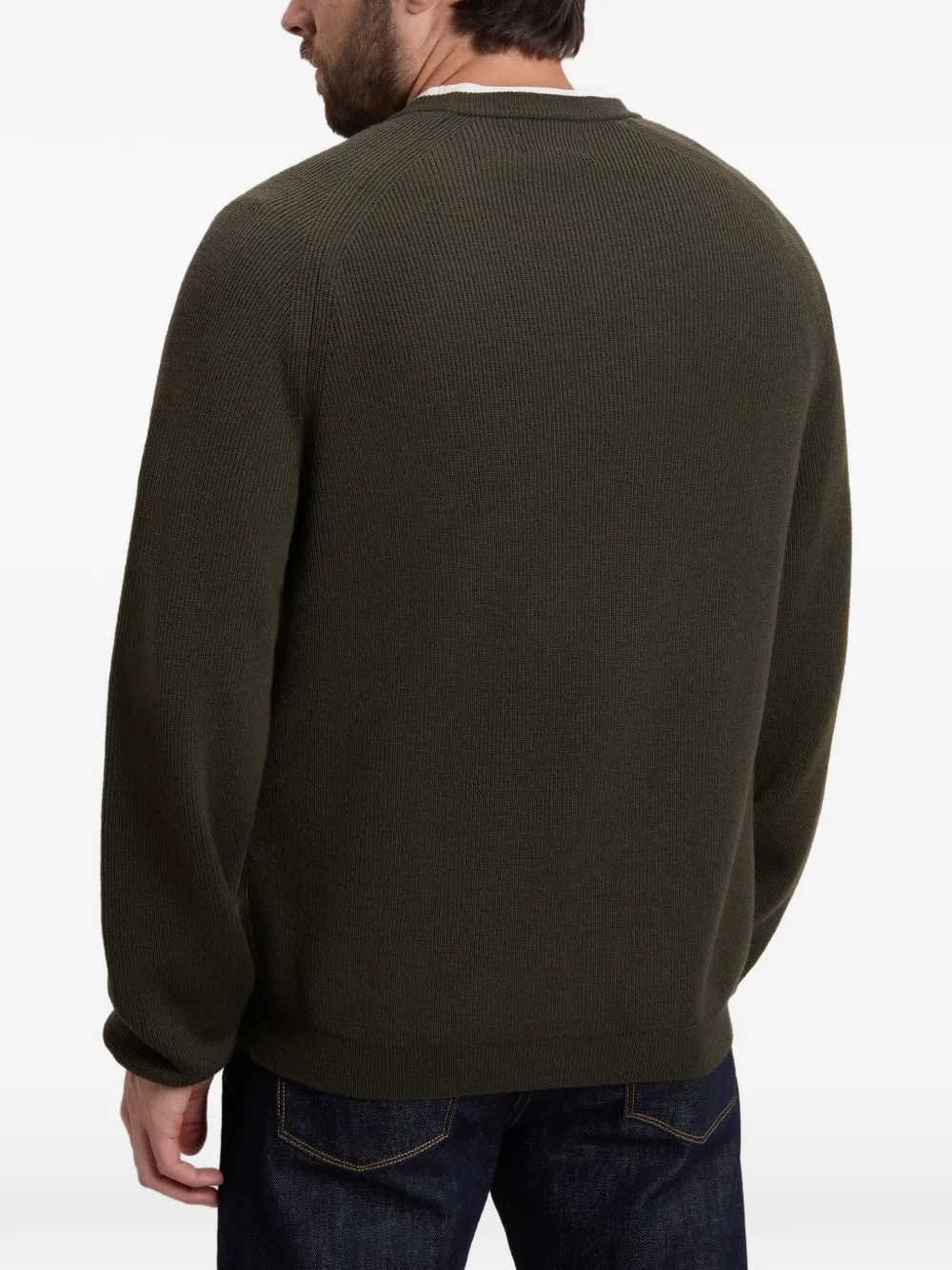 Woolrich Trui met raglan mouwen Groen