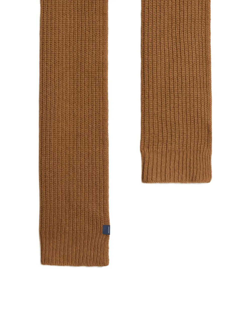 Woolrich Ribgebreide sjaal Bruin