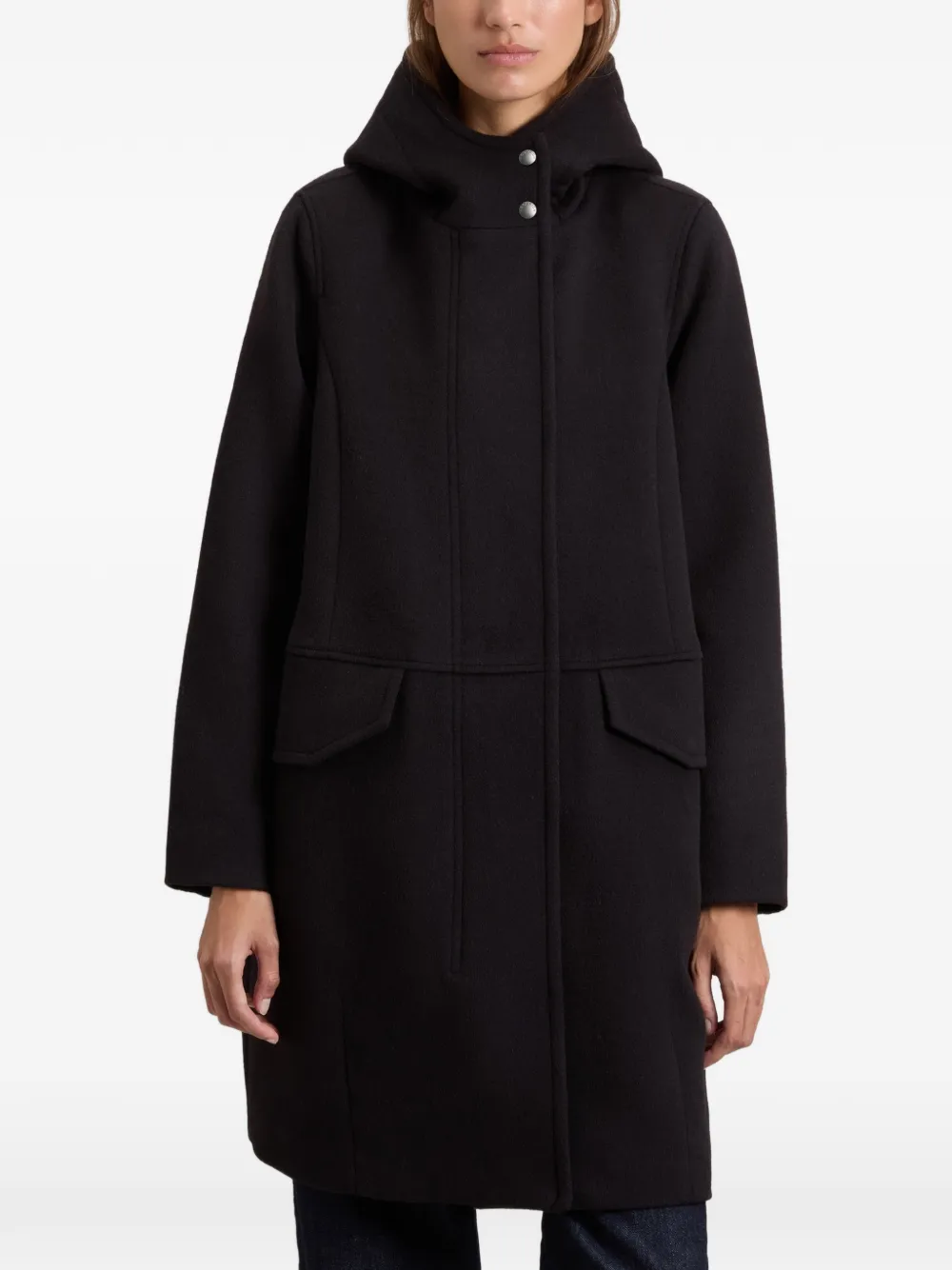 Woolrich Melton parka met capuchon Zwart