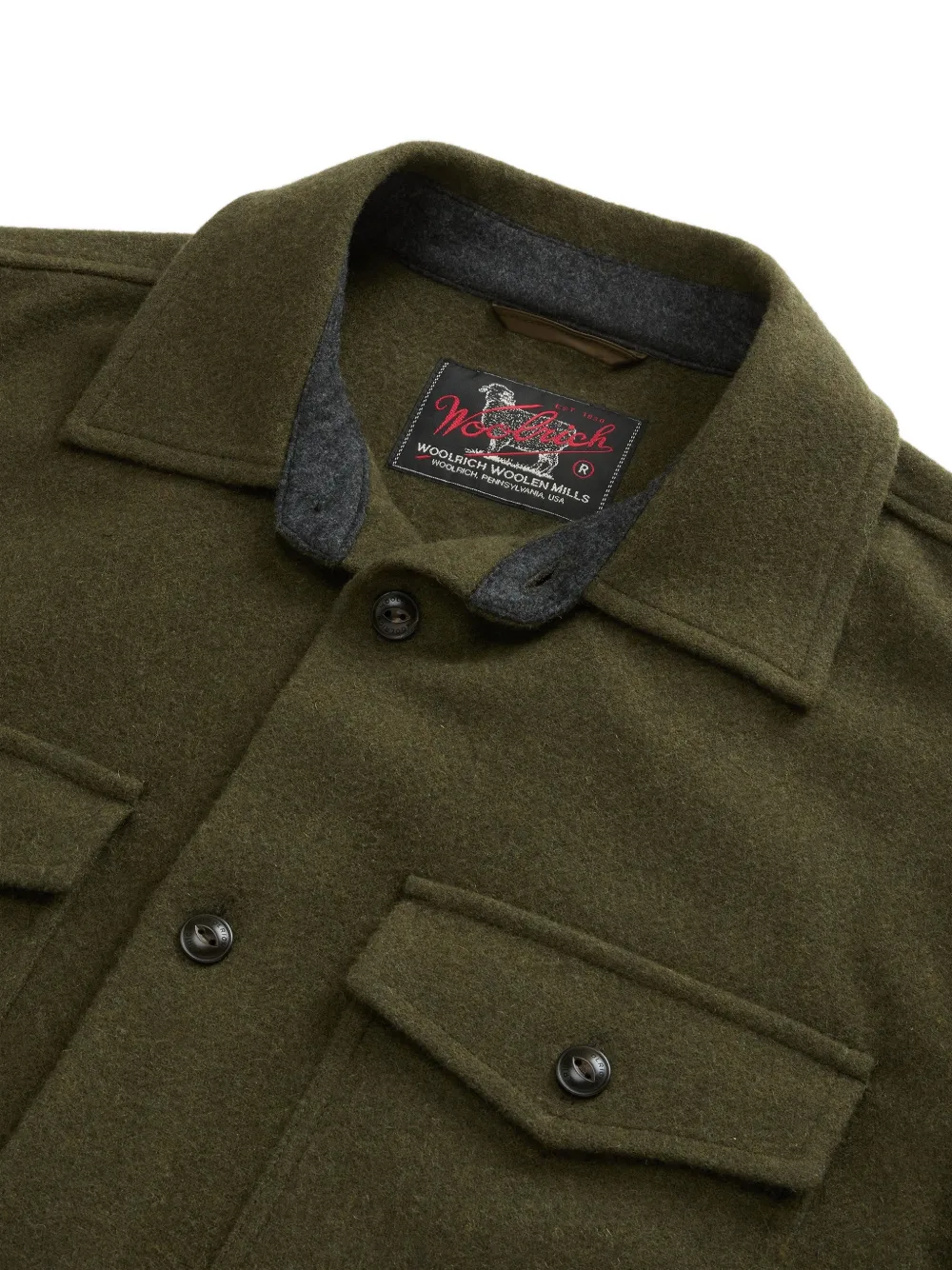 Woolrich Ranger shirt Groen