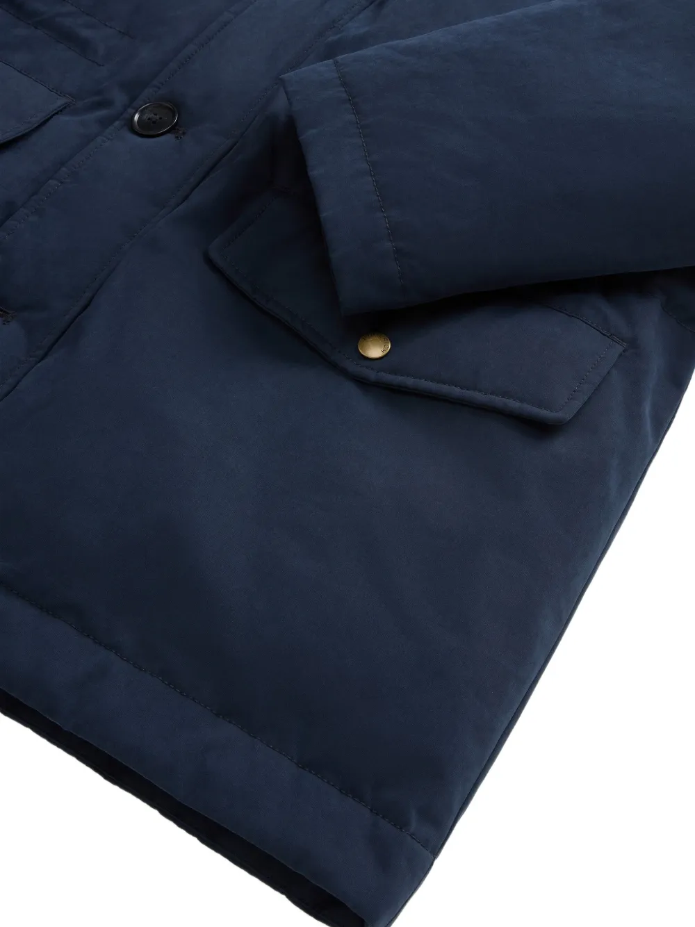 Woolrich Mountain Cloth parka Blauw