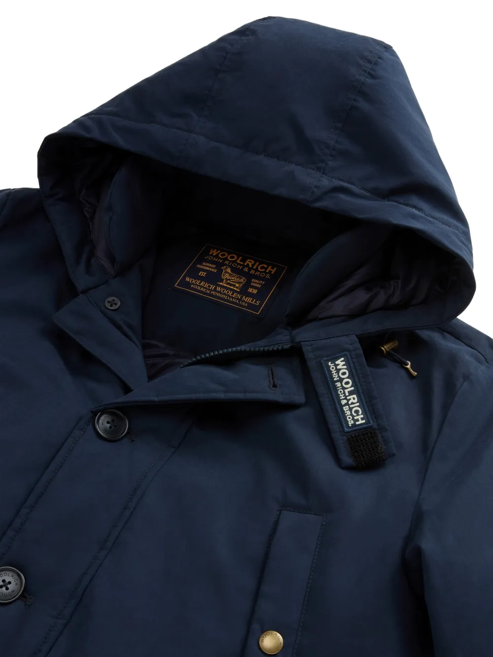 Woolrich Mountain Cloth parka Blauw